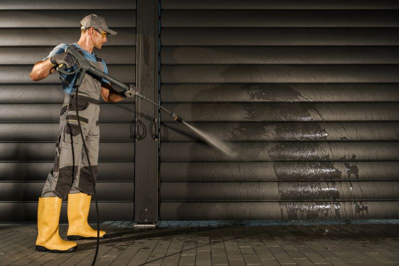 Garage Roof Power Washing