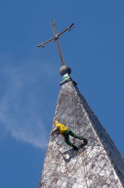 Church Roof Pressure Cleaning
